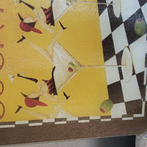 Cocktails Glass Cutting Board - Picture 2 of 9